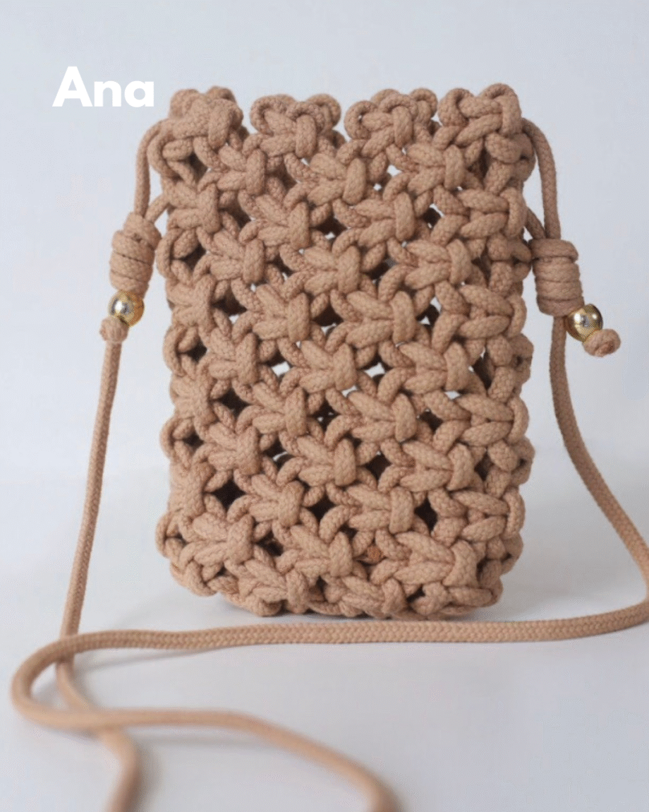 Curso Coleção Completa de Bolsas em Macramê IALAI - Por Laiz Alionço