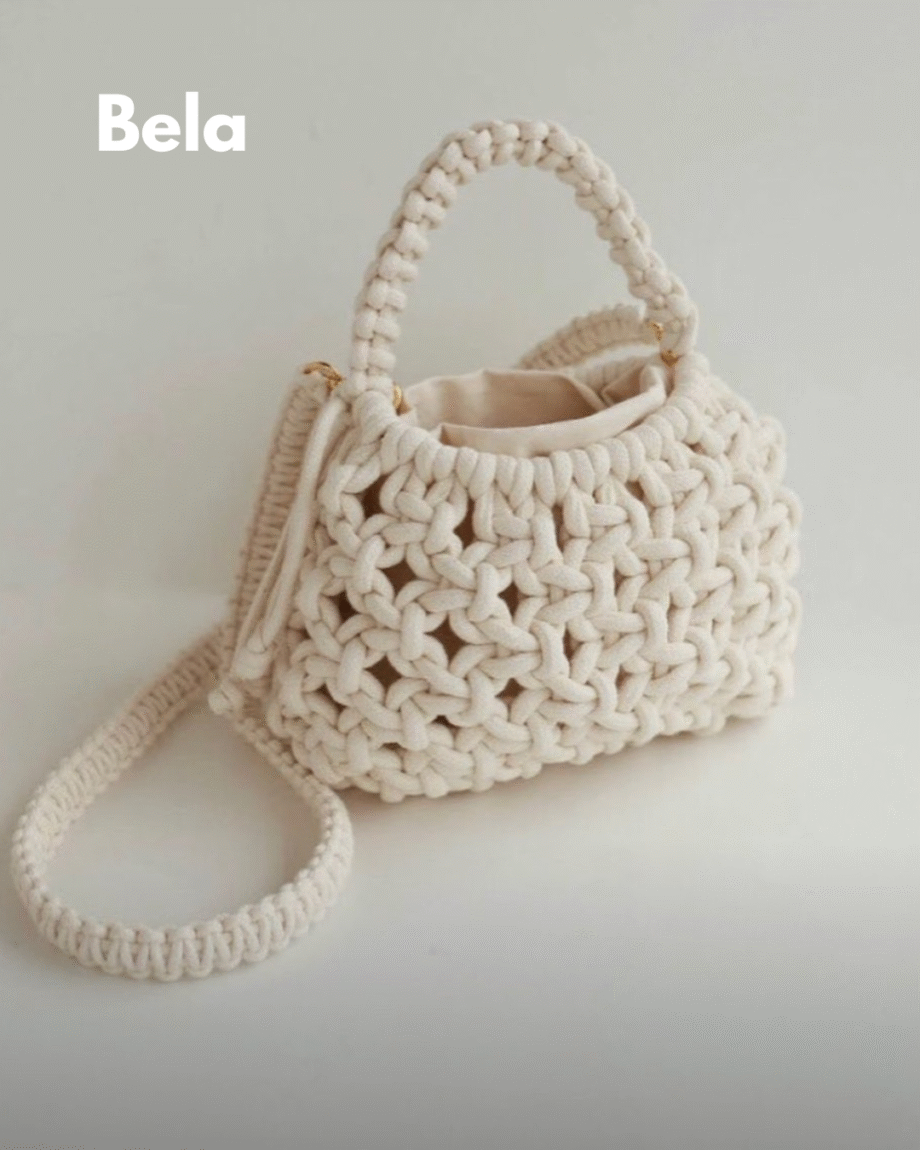 Curso Coleção Completa de Bolsas em Macramê IALAI - Por Laiz Alionço