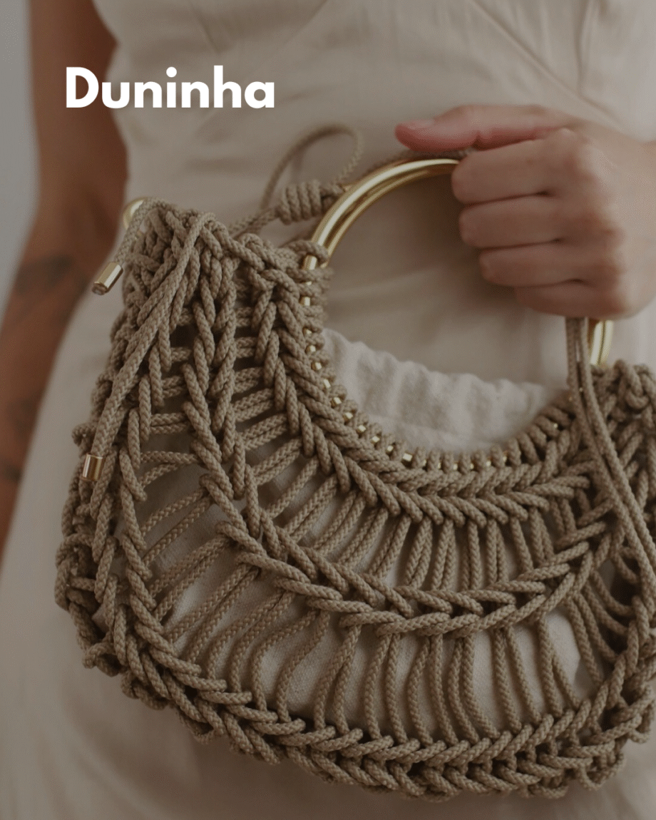Curso Coleção Completa de Bolsas em Macramê IALAI - Por Laiz Alionço