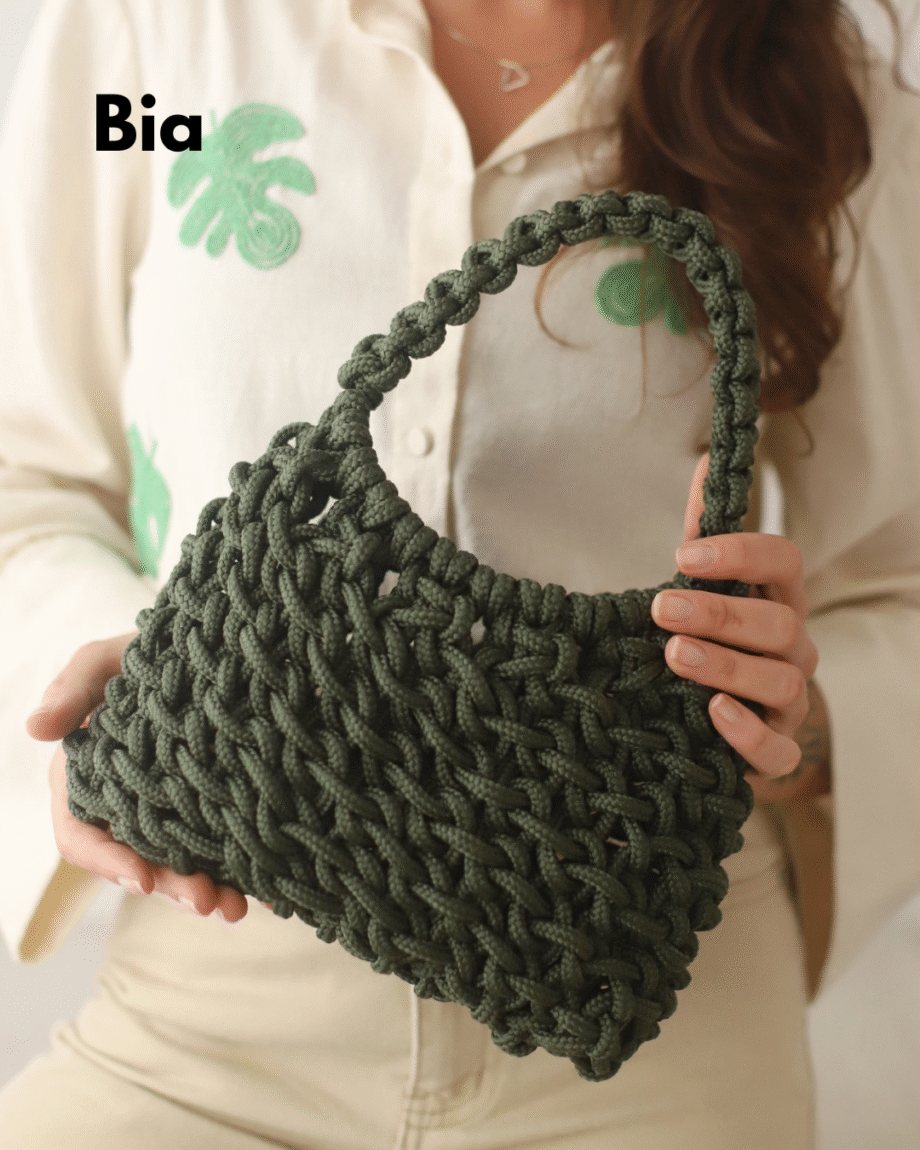 Curso Coleção Completa de Bolsas em Macramê IALAI - Por Laiz Alionço