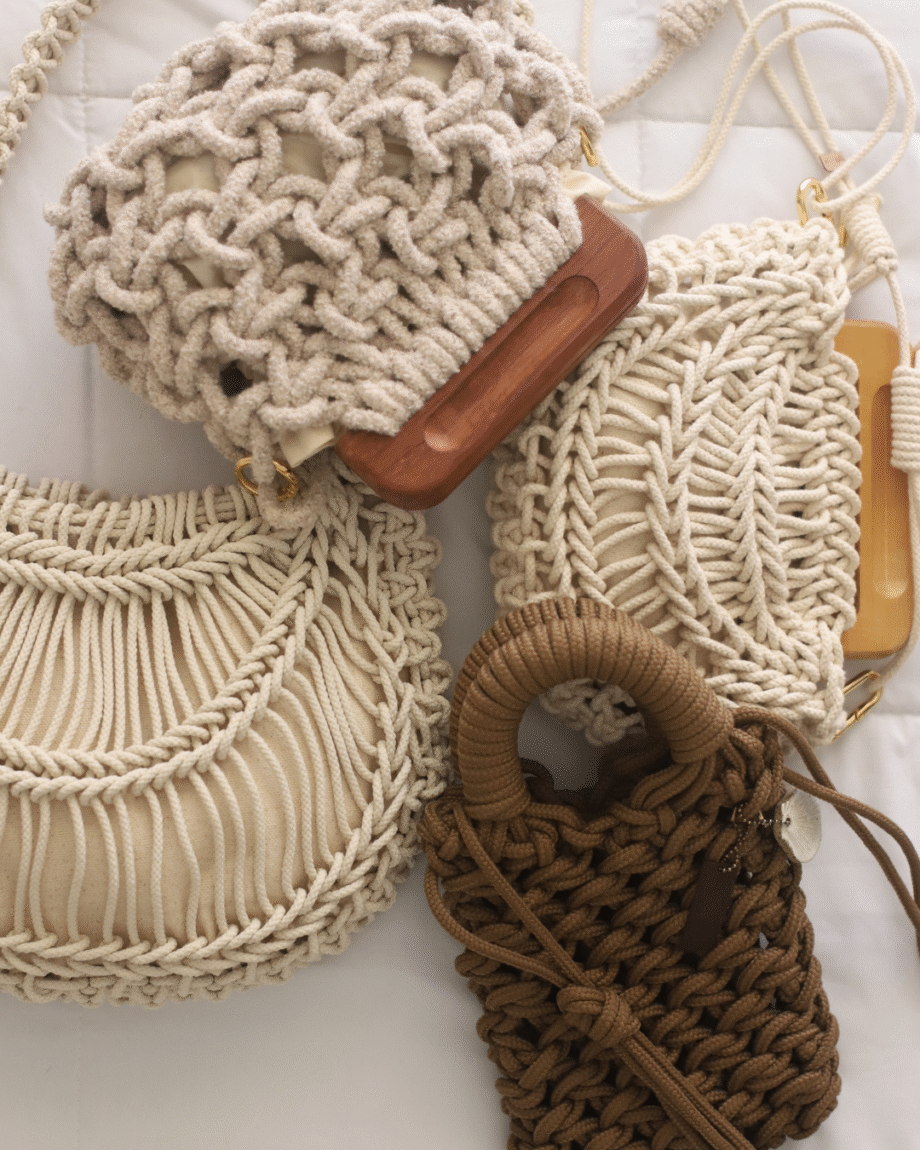 Curso Coleção Completa de Bolsas em Macramê IALAI - Por Laiz Alionço